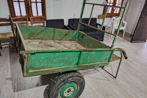 Carrello per motocoltivatore