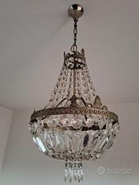 lampadario gocce impero old chandelier mongolfiera