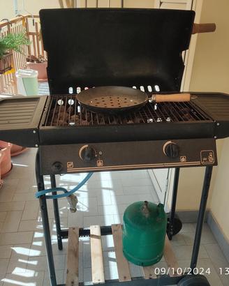 barbecue a gas