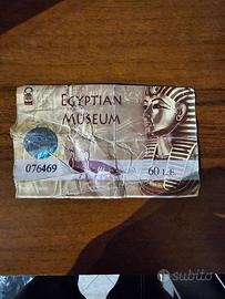 Biglietto ingresso museo egizio del Cairo original