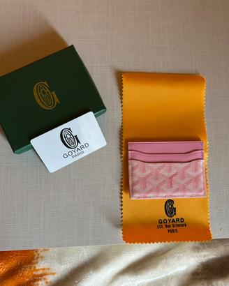 portacarte goyard rosa