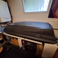 box porta pacchi cam 430 litri, barre tetto cmax