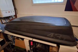 box porta pacchi cam 430 litri, barre tetto cmax