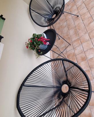 Tavolo e sedie giardino e terrazzo