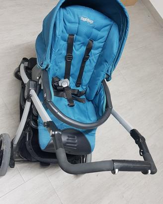Trio Peg perego, basi isofix, casa, auto e borsa