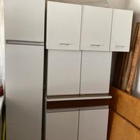 Mobiletti da cucina e fornello anni 70