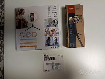 Set fotografico per smartphone con ventilatore X3