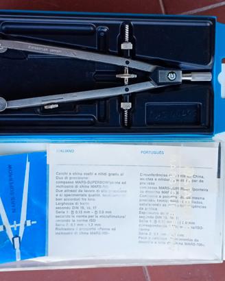 Compasso vintage Staedtler Mars Germany anni '80 
