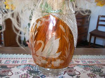 Vaso in cristallo di Boemia vintage '70-'80