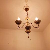 Lampadario vintage a 3 luci