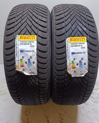 2 GOMME 235 60 18 PIRELLI 2025 NUOVE INV RIFD2