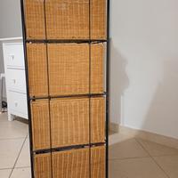 cassettiera vimini 
