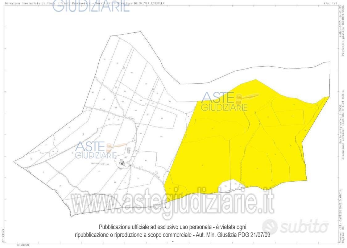 Terreno Agricolo Castiglione d'Orcia [A4354293] - Vista 4