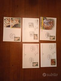 cartoline affrancate da collezione.