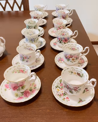 Servizio da Caffè Completo 12 Mesi Royal Albert "
