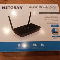 Netgear D1500-100PES N300 Mbps WiFi Modem Router,