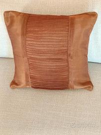 Sei originali cuscini arancione/mattone