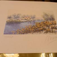 Quadretto decorativo paesaggio Jeannine Morgan