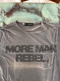 T-shirt DSQUARED2 “MORE MAN REBEL” originale – S