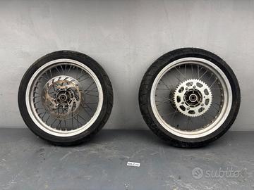 COPPIA CERCHI MOTARD 17 GAS GAS MC 50 2002-2005