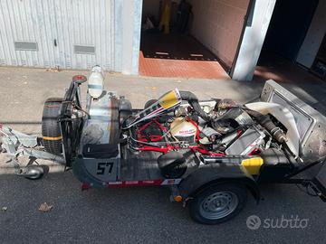 Carrello porta Gokart trasporto cose