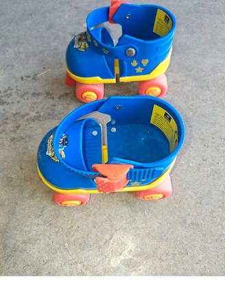 PATTINI A 4 RUOTE REGOLABILI PAW PATROL BAMBINI