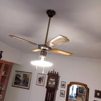 ventilatore a soffitto con luce 