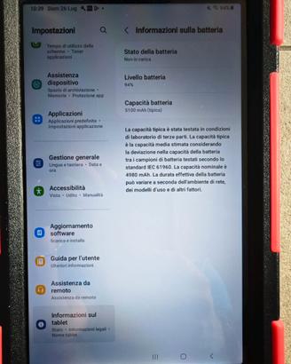 Samsung Galaxy Tab A7 Lite 64GB - Schermo PERFETTO