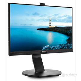 Monitor Philips 22" con webcam e casse (Nuovo)