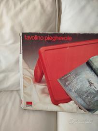 Tavolino pieghevole Biesse. Design italiano 1970