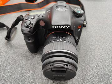 Macchina Fotografica Sony Alfa77 con accessori