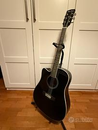 Chitarra HarleyBenton per mancini + stand supporto