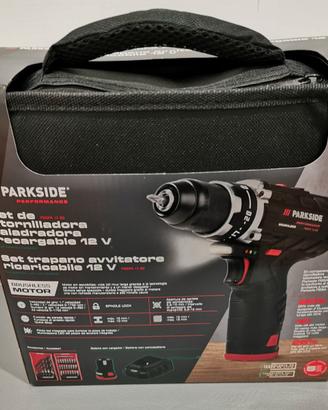 Kit Trapano Avvitatore Parkside Performance 12V +