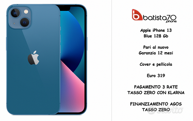 Apple iPhone 13 Blue 128 Gb
