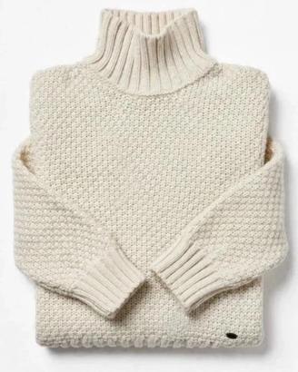 Maglione Liu Jo 52 L panna dolcevita lana grossa