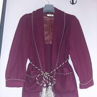 Vestaglia da camera vintage in misto lana