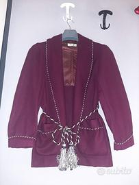 Vestaglia da camera vintage in misto lana