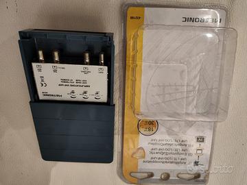 Amplificatore Antenna tv Metronic VHF-UHF
