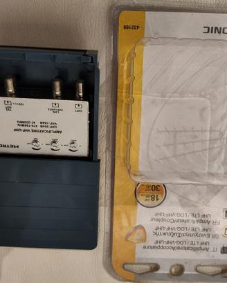 Amplificatore Antenna tv Metronic VHF-UHF