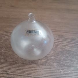 Vasetto vintage in vetro satinato di Murano