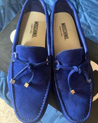 Mocassino Moschino Blu