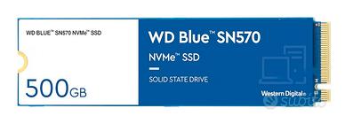 WD Blue SN570 500GB M.2 PCIe NVMe SSD
