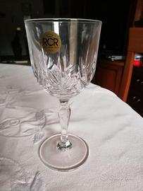 bicchieri vintage in cristallo