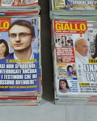 GIALLO fascicoli rivista (varie annate recenti)