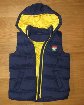 Giubbotto senza maniche Benetton colore blu