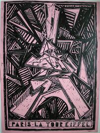 ALDO MONDINO - Serigrafia polimaterica originale