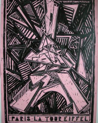 ALDO MONDINO - Serigrafia polimaterica originale