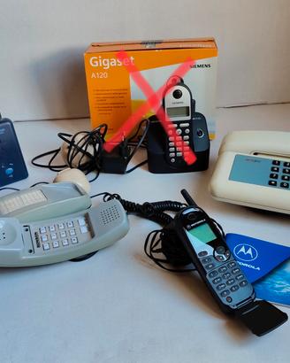 Telefoni fissi e cordless vintage 