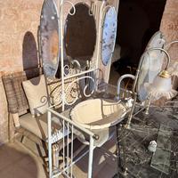 Lavamano modificato in lavandino anni 20 marmo