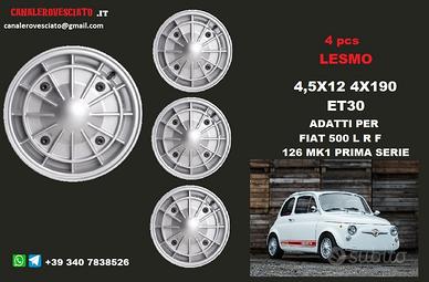 Cerchi Campagnolo Lesmo 4,5x 12 fiat 500 l f r